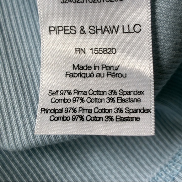 Veronica Beard Coralee Puff Sleeve Top Lake Blue Medium - Picture 9 of 10